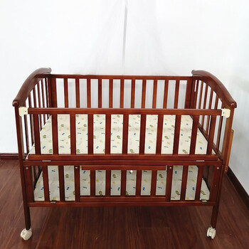 婴儿摇床婴儿摇篮摇摇床实木婴儿床多功能宝宝摇床萌兔王子新生儿实木