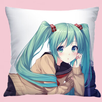 初音未来抱枕miku二次元周边动漫枕头双面定制做学生日礼物靠枕 13 35