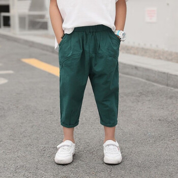 新款男童套装夏装儿童短袖两件套纯棉洋气中大童韩版恐龙潮衣绿色裤子