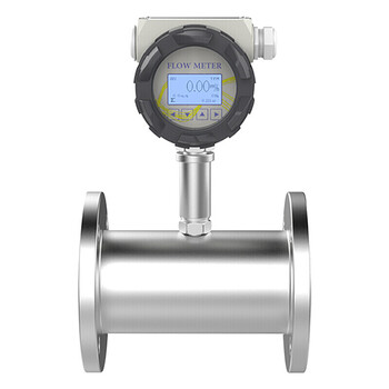 涡轮流量计水液体甲醇汽柴油乙醇一体式螺纹水流量计智能dn10螺纹连接