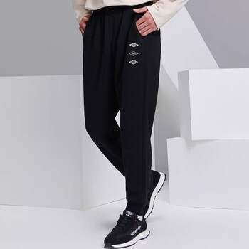 茵宝umbro运动男子休闲时尚长裤uo223ap2333黑色m130斤以内