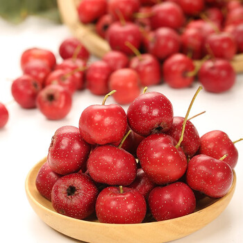 新鲜甜口小山楂果2斤3斤山里红水果山楂干冰糖葫芦糖葫芦山渣干片用2