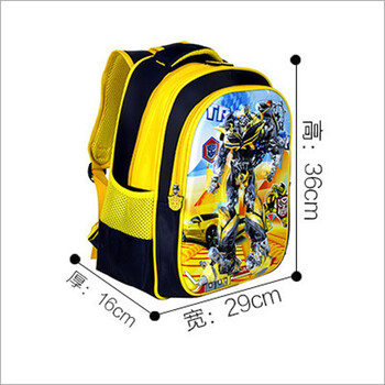 大黄蜂3d立体硬壳变形金刚蜘蛛侠幼儿园小学生书包男女儿童双肩包
