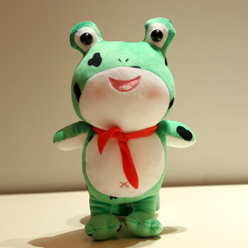 卡奇雅kaqiya网红孤寡青蛙玩偶幼崽可爱癞蛤蟆公仔抖音同款生日礼物送