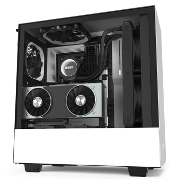 恩杰nzxt H510 H510elite 中塔atx机箱 钢化玻璃侧板 280支持水冷 H510i 白色x53 Rgb 240mm Rgb风扇 图片价格品牌报价 京东