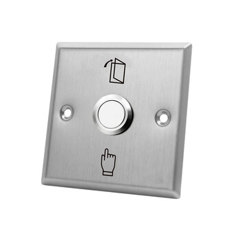 门禁开关户外防水门禁开关面板自复位86型出门按钮窄长条立柱开门按钮