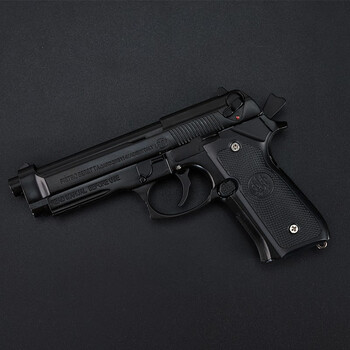 05伯莱塔m92a1全金属抢枪模大号92f合金枪可抛壳拆卸 不可发 m92a1式