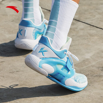 安踏(anta)水花5氮科技篮球鞋男鞋回弹室外实战kt透气软底耐磨运动