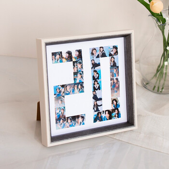 diy爱心年龄数字照片相框定制洗做成送礼物闺蜜情侣结婚生日礼物 567