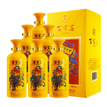 五粮液股份公司 浓香型白酒  52度 百家宴 家宴1号500ml*6瓶 喜迎婚宴