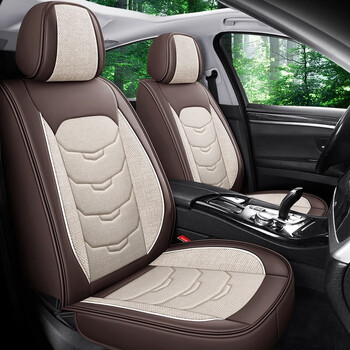 欧玛奴新玛驰天籁轩逸逍客奇骏免绑2017款专用全包汽车坐垫四季通用