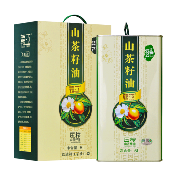 赣江 有机茶油食用油山茶油5L礼盒装茶籽油物理压榨