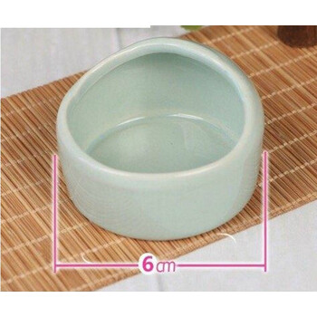 仓鼠碗仓鼠食物碗仓鼠小碗鸟食碗陶瓷小号可爱陶瓷喂食碗金丝熊粮食