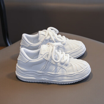 回力童鞋女童鞋子儿童板鞋小白鞋2023春秋新款女孩贝壳头运动鞋潮白色