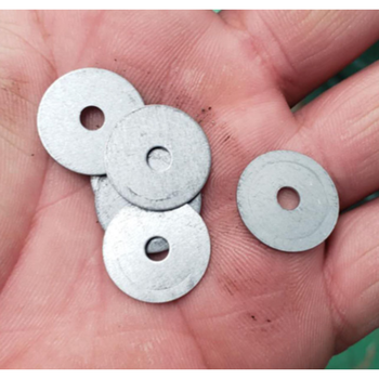 红色热熔垫片65型隧道墙壁固定垫圈丝网热熔衬片防水板热熔垫片白色