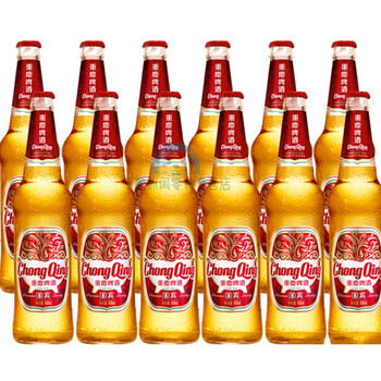 云舵重庆国宾啤酒 468mlx12瓶/箱重庆啤酒3.
