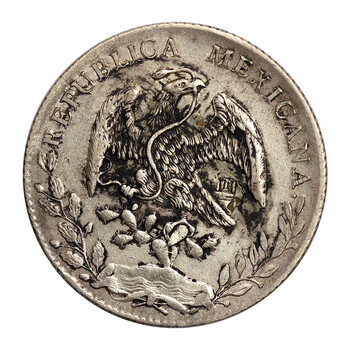 金永恒老银币收藏墨西哥鹰洋银币银元1896年单枚裸币