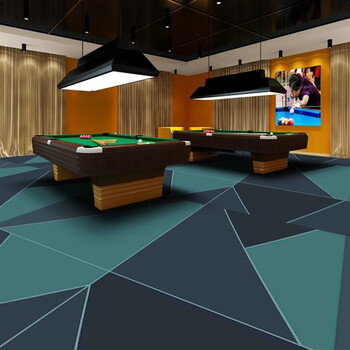 秋环台球厅专用地毯 台球厅地毯专用整铺桌球室印花定制满铺大面积商