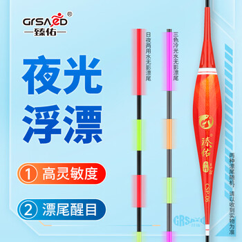 臻佑（Grsaed）鱼漂电子漂日夜两用水无影夜光漂浮漂夜钓漂醒目高灵敏纳米CSP05