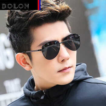 暴龙2023新款偏光太阳镜男士墨镜潮男款开车专用司机驾驶蛤蟆眼镜黑框