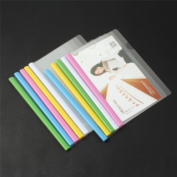 夹a5文件夹16k作文本夹加厚书皮塑料夹学生用课本书夹子a4一半资料夹3