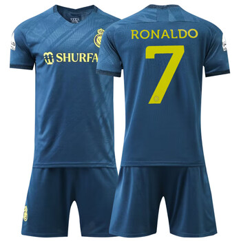 球进啦利雅得胜利足球服c罗套装训练服团购定制男女款球衣印字广州