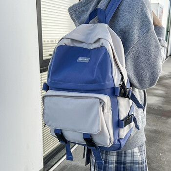 唇度男女生书包初中高中大容量大学生背包ins风韩系校园风时尚双肩包