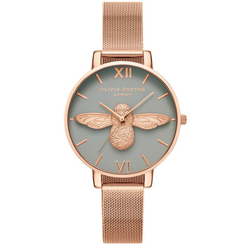 女士小蜜蜂石英腕表潮网红英国小众ob手表满天星空ob16am117表盘38mm