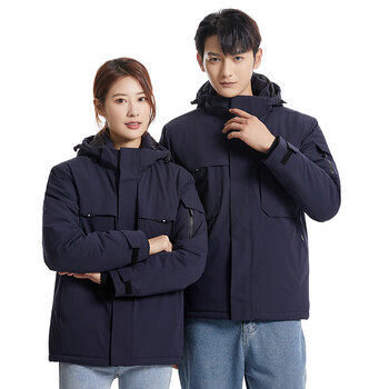 充电控温外套加热衣服男女智能控温冬季usb充电发热棉衣保暖羽绒棉服