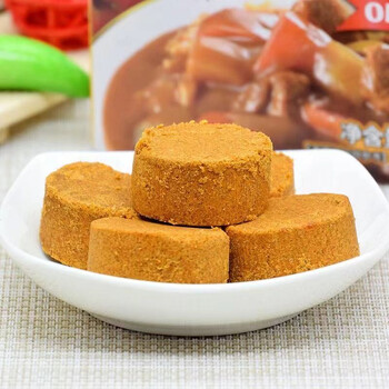 台湾进口牛头牌咖喱块原味辣味甘甜味素食咖喱块可微辣不辣餐原味2盒