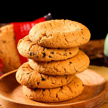 糖尿病人零食无蔗糖芝麻桃酥饼干木糖醇食品中老年无糖精糕点2斤约48