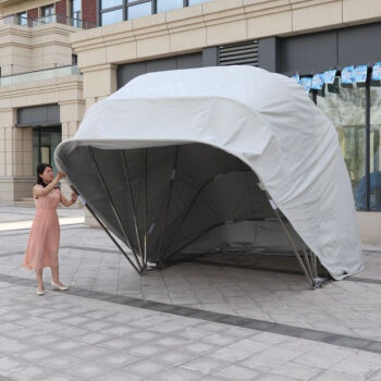 戶外小車停車棚 移動車庫自動車棚停車棚家用可移動雨篷遮陽篷半自動