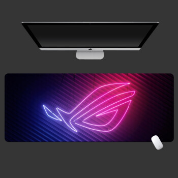 阙拈芊rog败家之眼玩家国度华硕鼠标垫超大号电竞游戏加厚键盘桌垫