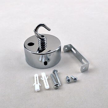 灯笼挂钩吊灯五金配件 阳台灯笼灯具挂钩固定圆型吸顶盘吊钩吊环 挂钩