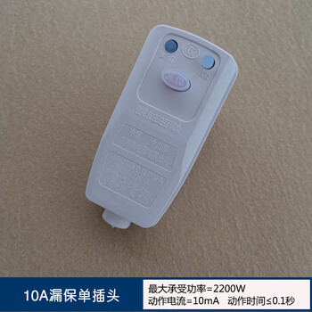 适用储水电热水器小厨宝电暧桌壁挂炉马桶通用10a漏保插头电源线 10a