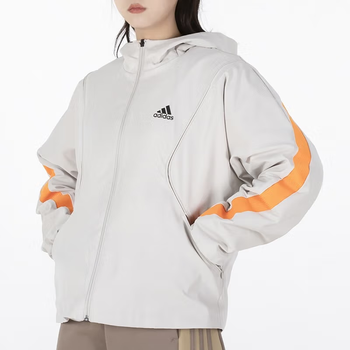 阿迪达斯 (adidas) 外套女装 2022秋冬健身训练舒适透气休闲防风运动