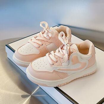 梵涧女童鞋运动鞋2023春秋学生儿童小白鞋韩版休闲中大童低帮平底板鞋