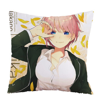 杰克前沿 五等分的花嫁动漫周边三玖五月动漫抱枕二次元方形靠枕礼物