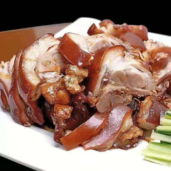 【不打烊】【整只2斤大肘子】猪肘子五香酱卤蹄膀卤味熟食猪酱香肘280