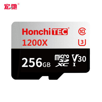 ۣHONCHITEC256GB TFMicroSD洢 U3 C10 V30TF180MB/sд90MB/sˮ͸¿