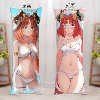 原神妮露等身抱枕须弥舞娘异域风动漫周边等身抱枕套半身 妮露6 60x