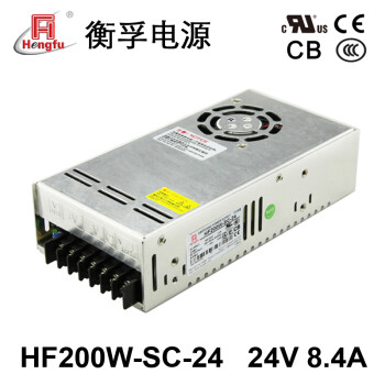 ڣHengfu HF100~320W-SC-24ҵǵԴDC24V·ֱPFCصԴ HF200W-SC-24 24V8.4A