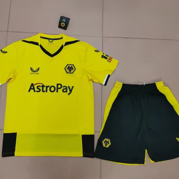 套装球衣 英超联赛狼队主场22-23赛季比赛足球服 套装印8号内维斯 xl