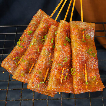 蜀和春 鲜苕皮烧烤 重庆四川特产苕皮烧烤火锅宽粉 整张苕皮 苕皮100