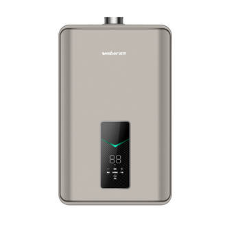 威博(weber)燃气热水器天然气12t 家用 智能精控恒温 节能省气h1 16l