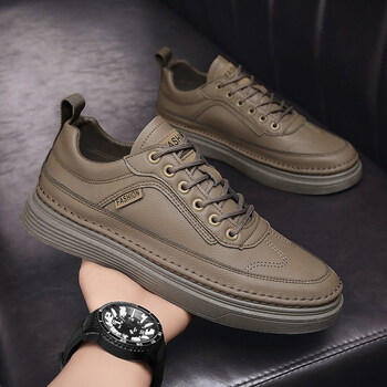 鞋靴>流行男鞋>休闲鞋>趣得>平板鞋男新款春季男鞋黑色厨房工作板鞋