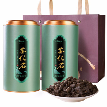 茶人岭普洱熟茶碎银子茶化石糯米香茶叶礼盒700g