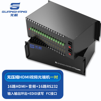 ⺽ HDMIƵ˻ 16·HDMI+16·Ƶ+16·RS232++EDIDд ģFCӿ GH-HD-16LM