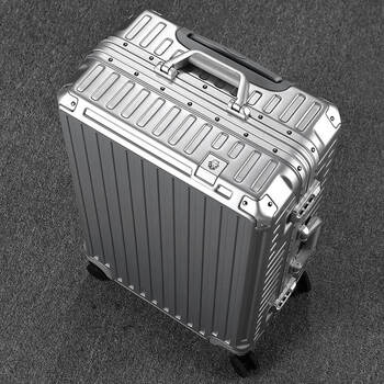 漫游roaming漫游新款行李箱ins网红铝框万向轮旅行箱登机箱皮箱子24男