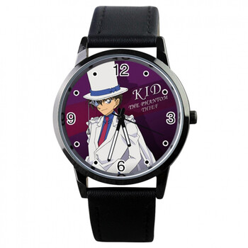 怪盗基德的手表名侦探柯南工藤新一周边休闲时尚表男女学生表 怪盗